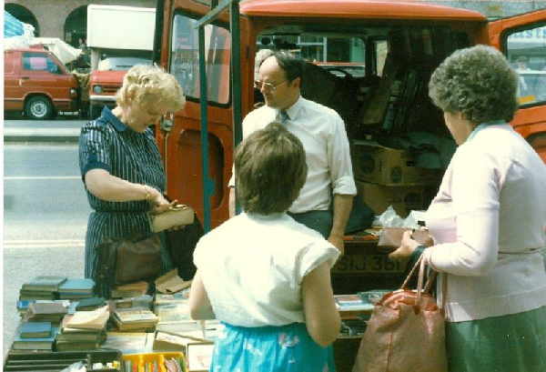 George McConnell at the Book Markets